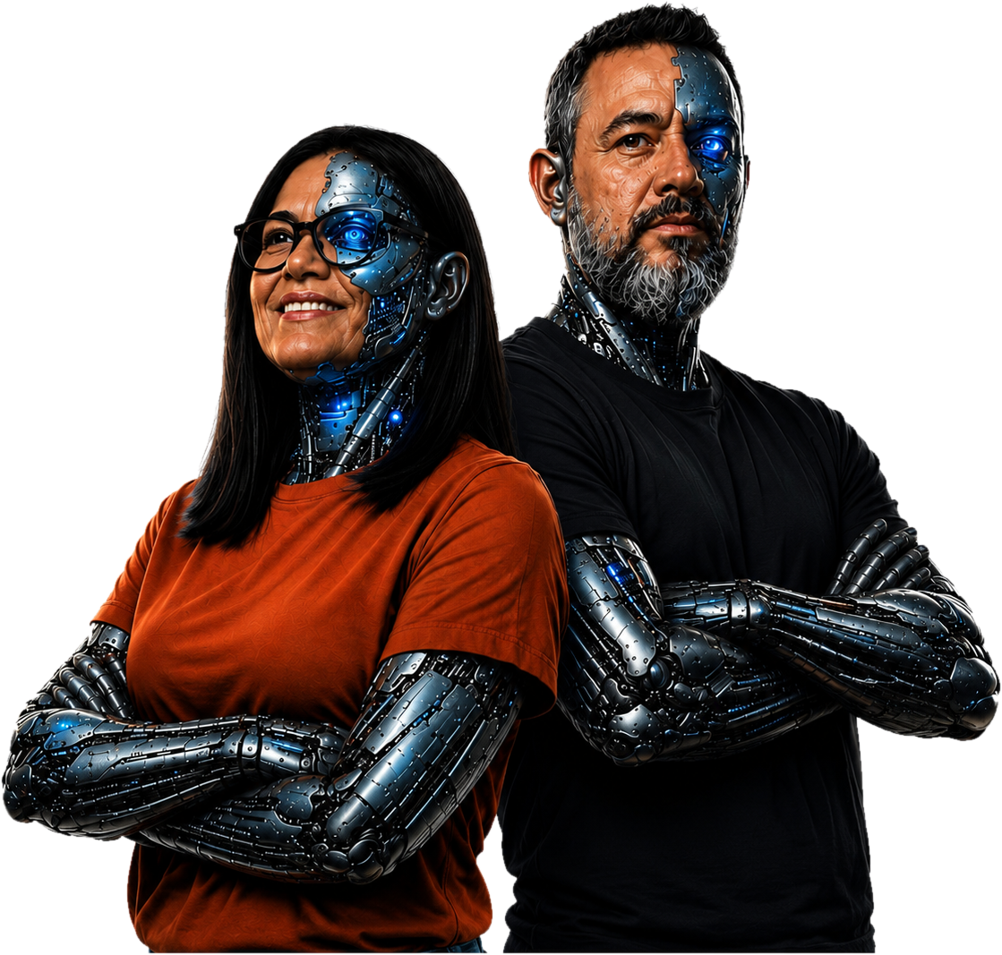Gabi Melo e Joaquim Augusto